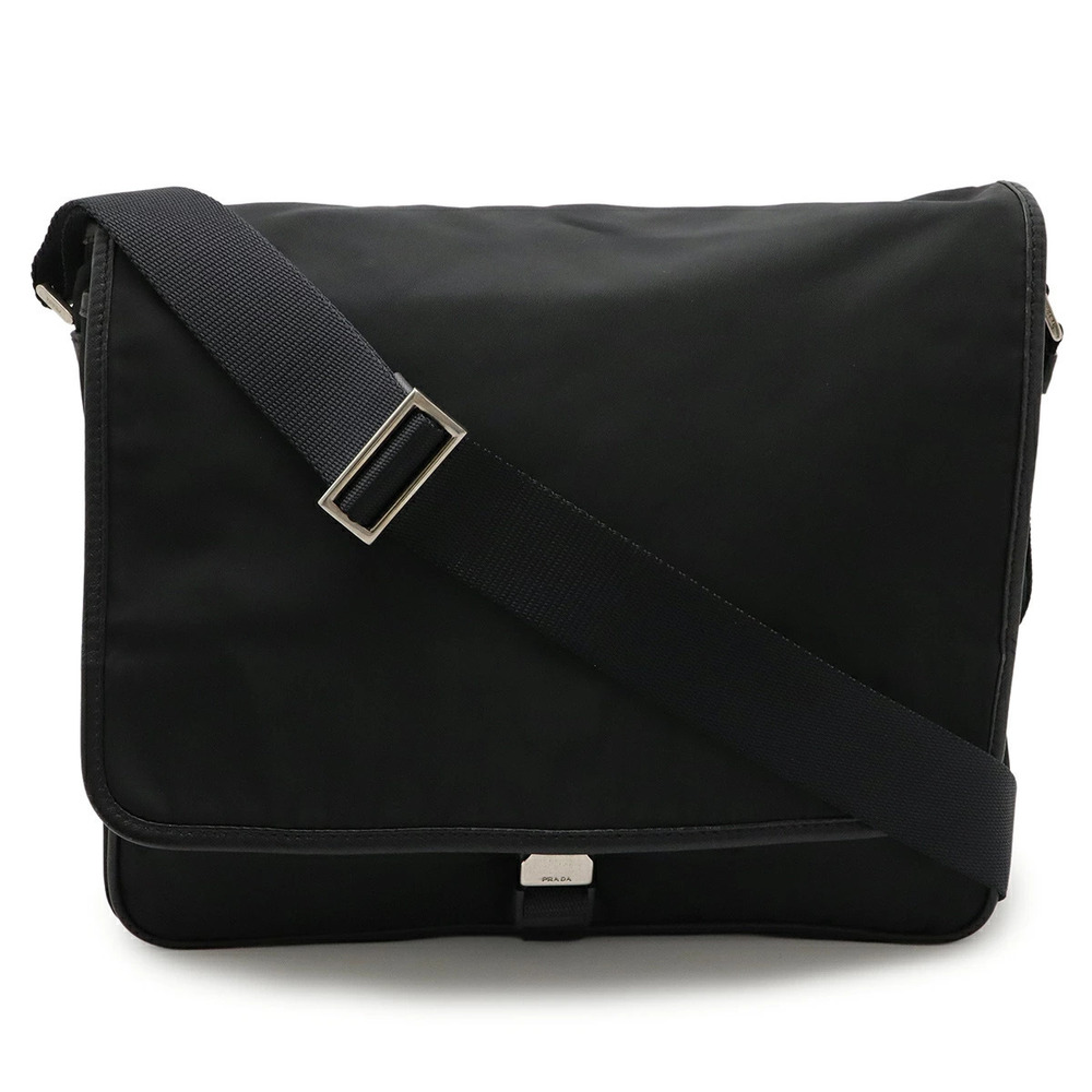 Prada Messenger Crossbody Leather NERO Black